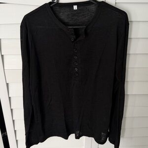 Black Long Sleeve Top